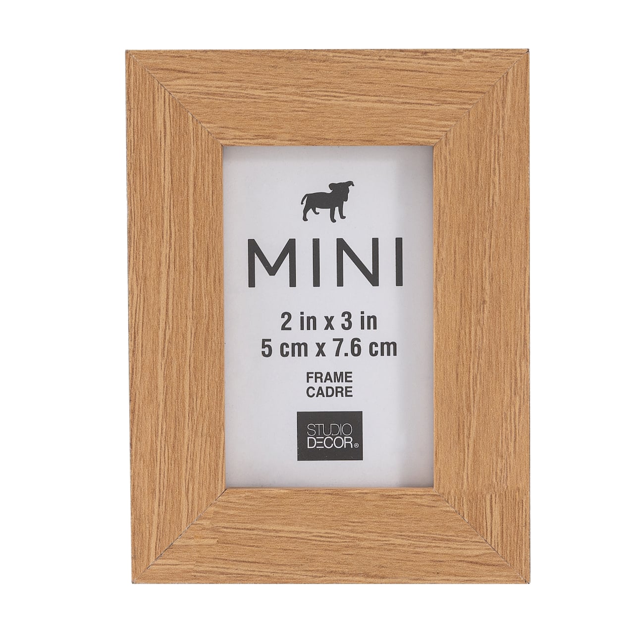 24 Pack: Mini Natural Woodgrain Frame by Studio Décor®